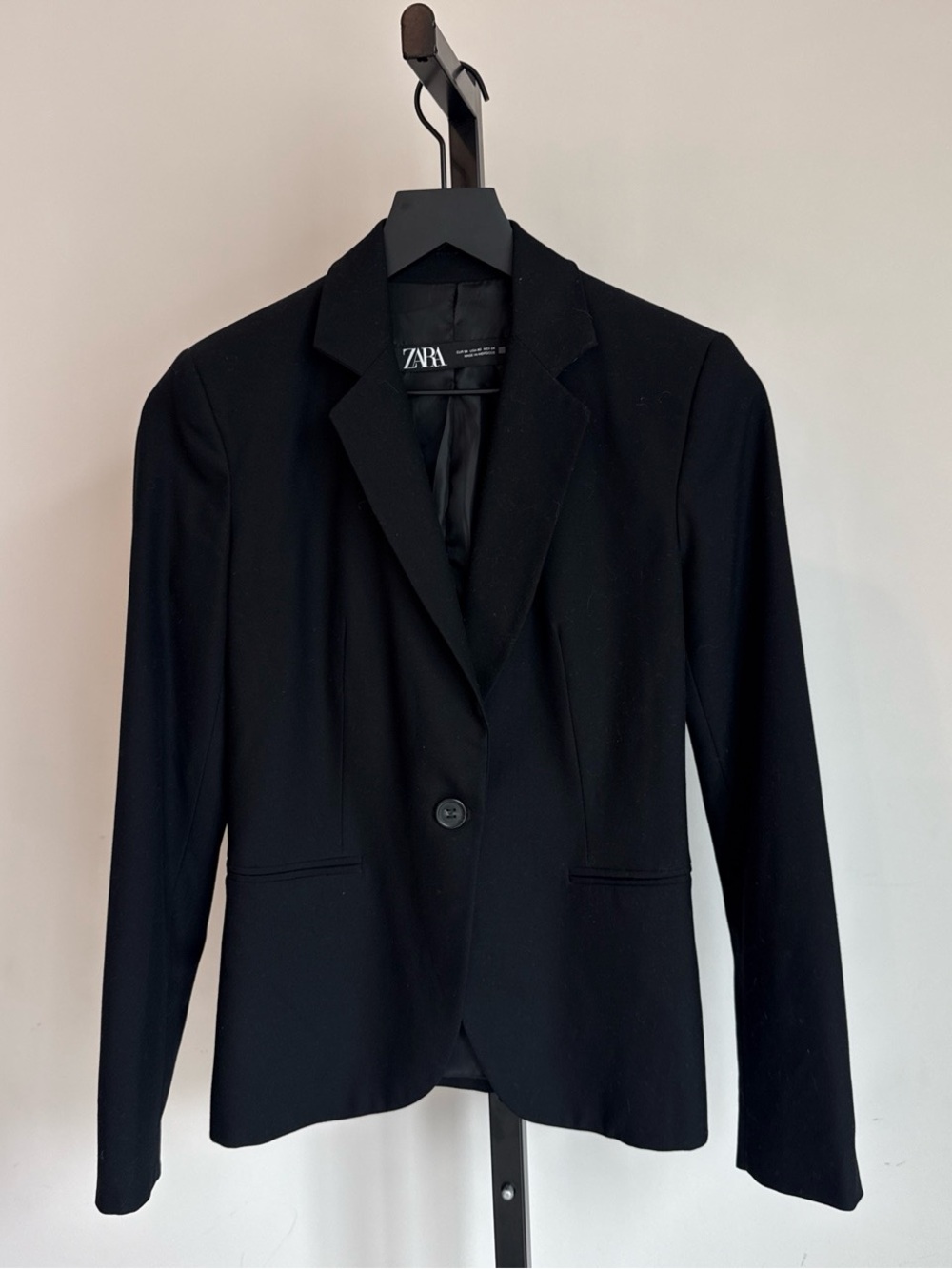 Zara black blazer size 2